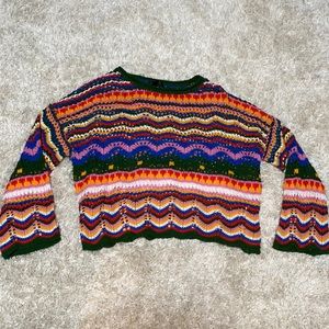 CROCHET KNIT SWEATER